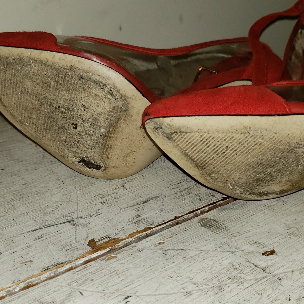 Bcbg Generation Ruby/Transparent Pump Size 8 - image 4